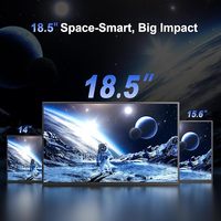 Monitor Portátil de 18.5'' 1080P 100Hz con Tiempo de Respuesta de 5ms, 100% SRGB, Carcasa de Aleación de Aluminio, Monitor IPS de Viaje con USB-C para Pantalla Grande