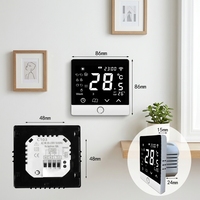 Thermostat de protection contre les basses températures pour le chauffage de l'eau des appartements, thermostat avec mode programmable hebdomadaire