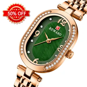 Belohnung stilvolle Damen Armbanduhr Edelstahl Großhandel Montre Pour Femme Custom Luxus uhr Frauen