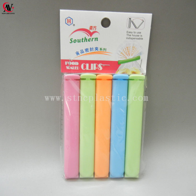 11CM 5 PCS custom sealing moistureproof clips plastic food bag clips