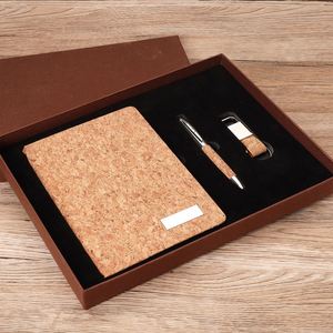 Custom Simple Cork Notebook Creative Business Office <b>Notepad</b> Set - Product Image 3