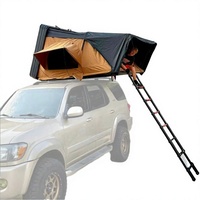 Tenda Atap Keras Anti Air 2 Orang Model Oxford Empat Musim >3000mm dengan Penyangga Diagonal Satu Kamar Tidur, Pemasangan Cepat