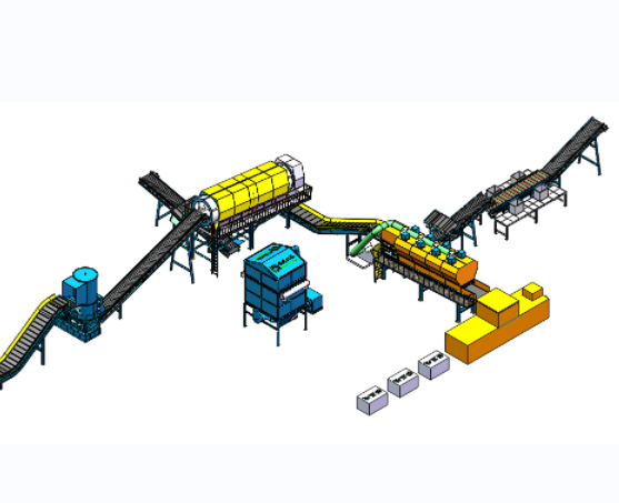 Baonan E Waste Recycling Shredder Plant for Computer Boards Aluminum Alloy Stainless Steel Processing 20-60 T/h Capacity CE