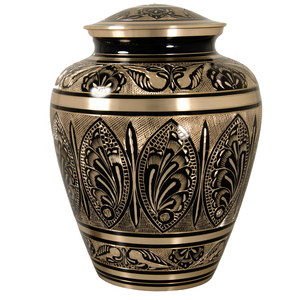 Urnes funéraires modernes en laiton gravé pour adultes, les plus vendues, luxueuses, faites à la main, étanches, au design élégant et personnalisable, style américain - Product Image 1
