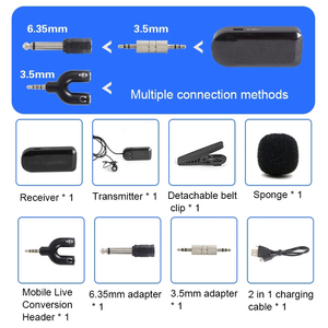 2.4G Sans Fil Micro Discours revers Mégaphone Micro Pour Haut-Parleur D'enseignement Réunion Guide Micros - Product Image 6