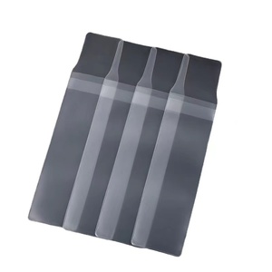 Piccola <span class=keywords><strong>borsa</strong></span> personalizzata in PVC professionale per il trucco singolo pennelli per imballaggio in Pvc trasparente <span class=keywords><strong>borsa</strong></span> per la spazzola per il trucco - Product Image 3