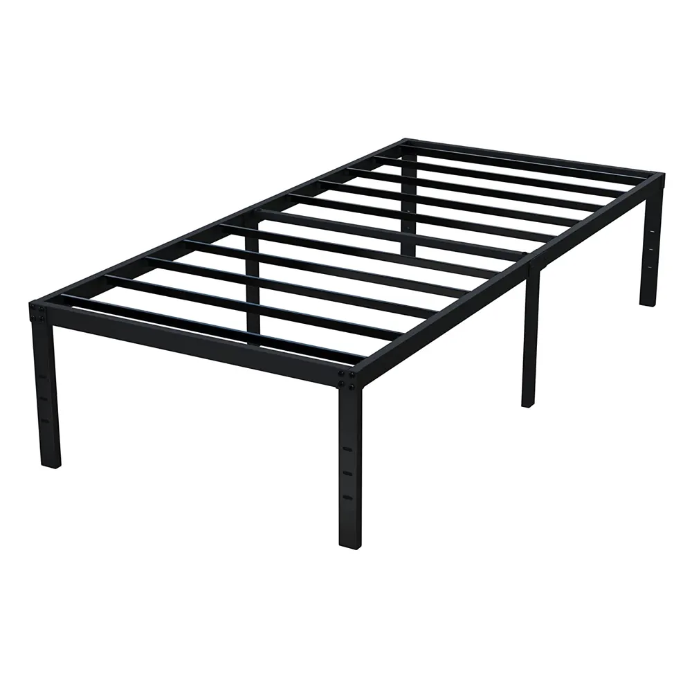 WEKIS Factory Wholesale 14" Height Modern TWIN/FULL/QUEEN/KING High Platform Twin Size Bed Frame Contemporary Bed Frame