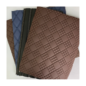 Housse de siège <span class=keywords><strong>auto</strong></span> en cuir synthétique gaufré de haute qualité, tapis de voiture personnalisé en cuir PVC en rouleau - Product Image 1