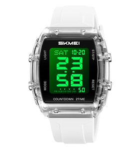 SKMEI #2409 #2410 Couple Sport <strong>Watch</strong> Plastic case Silica Gel Strap Skin Friendly Gifts for <strong>Teenager</strong> Wholesale Digital <strong>Watch</strong> - Product Image 6