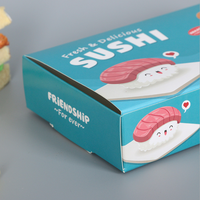 Conception personnalisée À Emporter Boîte à Sushis En Papier