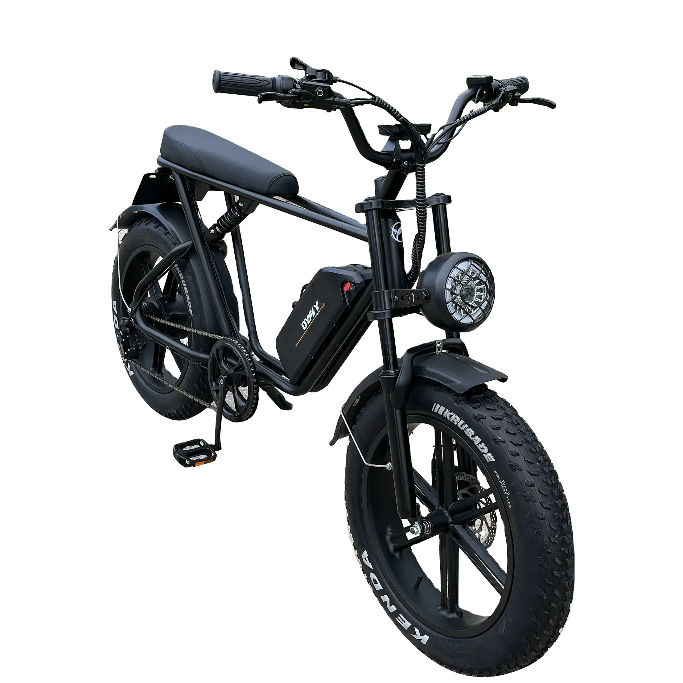 Bateria de lítio Motor traseiro de aço eletrônico E bicicleta bicicleta elétrica pneu gordo dobrável para adultos 20 polegadas 48V 500W 750W 15 Ah