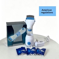 Peigne Électrique Exclusif en Plastique pour Nettoyage des Poils d'Animaux, Anti-Puces et Anti-Lentes pour Chiens et Chats