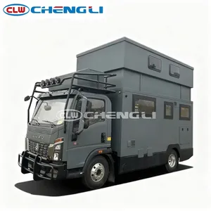 Camping-car HOWO 4X2 à toit relevable, nouveau modèle chinois, type C, alimentation diesel - Product Image 4