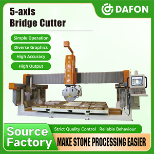 เครื่องตัดหินอ่อนหินแกรนิตแบบ 5 แกน พร้อมระบบควบคุม CNC ความแม่นยำสูง ตัดและขึ้นรูปอัตโนมัติ - Product Image 5