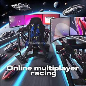 Simulador de Carreras de Metal de 3DOF-6DOF con <span class=keywords><strong>3</strong></span> Pantallas para Uso en Interiores, Tamaño y <span class=keywords><strong>Peso</strong></span> Personalizables, Cabina de Simulación de Carreras para Adultos - Product Image 4