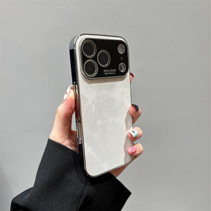 Nouveau Style verre grande fenêtre coque de téléphone pour apple 17 <span class=keywords><strong>Pro</strong></span> Max étui magnétique givré pour apple 16 <span class=keywords><strong>Pro</strong></span> Demin motif - Product Image 5