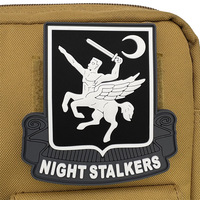 Patch PVC 3D Tactique Night Walker Prêt à Expédier, Badge en Caoutchouc Personnalisable pour Sacs de Sport et Casquettes