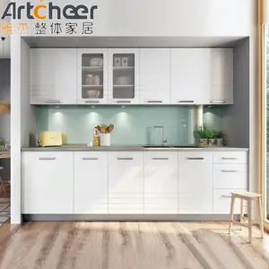 RTA Kitchen Cabinet Modular Style Wood Design Top Quality Cheap Price White Color