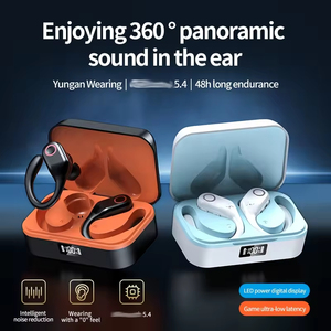 Écouteurs sans fil <span class=keywords><strong>Bluetooth</strong></span> OEM personnalisés YW02 avec affichage LED, étanches, pour le sport, les voyages et les affaires, avec puce JL - Product Image 1