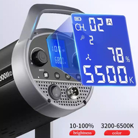 Lumière de studio professionnelle OEM 500W, lumière du jour, Bowens, COB LED, vidéo, photographie, tournage de films, température de couleur réglable 2700-6500K