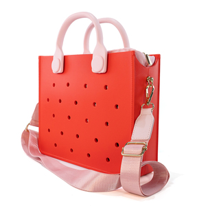 Borsa a <span class=keywords><strong>Mano</strong></span> Impermeabile <span class=keywords><strong>in</strong></span> EVA con Tracolla per Donna, Borsa da Spiaggia - Product Image 4