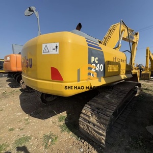 โครงการสะพานสีสันสดใสแบบดั้งเดิมของญี่ปุ่น รถขุดไฮดรอลิกแบบตีนตะขาบมือสอง โคมัตสึ PC 240 น้ำหนัก 24 ตัน - Product Image 1