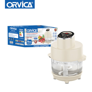 ORVICA Picadora de Carne de Acero Inoxidable Multifuncional para el Hogar, Procesador de Alimentos de Alta Potencia, Multifuncional para Cocina - Product Image 1