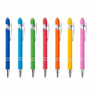 High-Grade Custom Logo Metal Ballpoint <b>Pens</b> Universal for Stylus Advertising in Various Colors Selling Well - Product Image 5