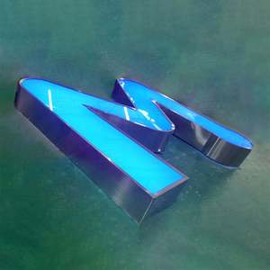 Letras 3D Personalizadas de Acero Inoxidable, Letrero con Letras Iluminadas, Letrero LED con Logotipo 3D - Product Image 5