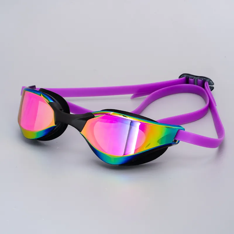 adult Competition UV Protection sports swimming goggles men Anti-Fog Silicone swim goggles