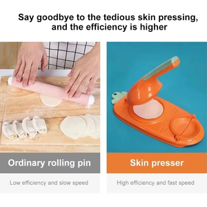 2 in 1 Dumpling Skin Press Maker Manual Dough Molding Tool Set for Kitchen Pressing Pie Molder - Product Image 5