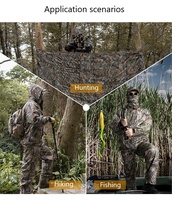 Combinaison de pluie imperméable camouflage pour homme |   Ensemble imperméable léger à capuche pour la chasse et les vêtements de travail en extérieur