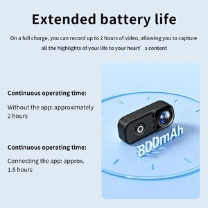 <b>Smart</b> <b>WiFi</b> Screen 4K Mini <b>Camera</b> Vlog Recorder for Vlogging Travel Sports - Product Image 5