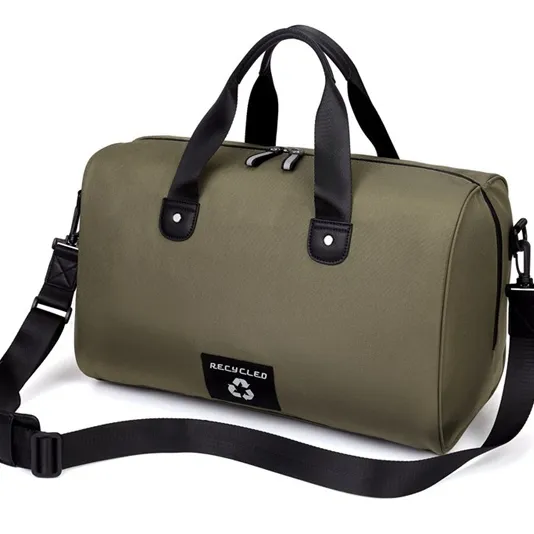Sustainable bag Custom Weekend Polyester Luggage Bag Large New Leisure Waterproof Gym Business Travel Bag