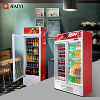 Réfrigérateur commercial pour boissons, vitrine, porte en verre, supermarché, présentoir de bouteilles de bière, refroidisseur, contrôle numérique