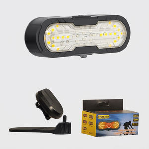 Luz Trasera para Bicicleta Cygm 2229, LED de Plástico, Resistente al Agua IPX4, 68.8g, Batería Recargable, Control Remoto para Ciclismo Nocturno - Product Image 1