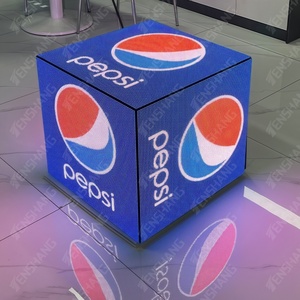 จอแสดงผล LED ลูกบาศก์หมุนได้ 360 องศา กันน้ำสำหรับภายนอกอาคาร แสดงผลวิดีโอ 3 มิติ สำหรับป้ายโฆษณา - Product Image 5