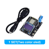 Kit DIY Stasiun Cuaca ESP8266 Kit Pemula IoT Layar OLED 0.96 D1 MINI Modul Nirkabel Wi-Fi Bluetooth