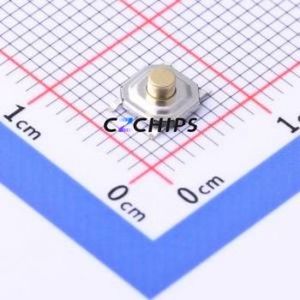 TD-1152SR-2.5H-160 Tactile Switch SMD-4P,5.2x5.2mm Switch Single Pole Single Throw Round Button 1.6N Vertical Mount - Product Image 1