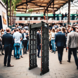 자동 설정 M 스코프 보안 검사 휴대용 워크 게이트 도어 프레임 금속 탐지기 내구성 7인치 LCD 터치스크린 60+ - Product Image 2