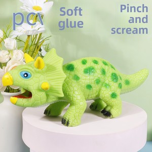 Juguete de Dinosaurio de Goma Suave para Niños, Simulación Musical Creativa, Tiranosaurio Rex, para Aliviar el Estrés, 12+ Años - Product Image 3