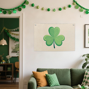 2.5*1.6 FT St. Patrick's Creek Canvas <b>Flag</b> with 2 Copper Buckles - Product Image 6