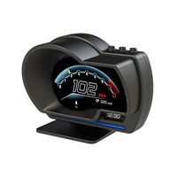 P6 Compteur Numérique GPS OBD2 Jauge de Diagnostic Automobile HUD