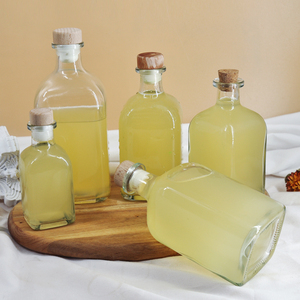 Botella de vino transparente con tapa personalizada, 100m, 250ml, 300ml, 375ml, 500ml - Product Image 2