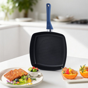 winningstar Cross-border Daily Cooking <b>Pan</b> Set with Bakelite <b>Handle</b>, High Temperature Resistant Non-stick Frying <b>Pan</b> (Two Pieces - Product Image 2