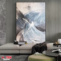 Peinture à l'huile abstraite moderne de paysage, peinte à la main, sur toile, taille personnalisée, décoration murale, vente chaude, pour l'espace artistique et la décoration intérieure