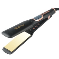 2024 vente chaude professionnel fer à lisser avec chauffage rapide MCH chauffage titane plaques fer plat Salon utilisation