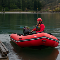 Kayak gonflable rapide en PVC épaissi, bateau de pêche gonflable avec plancher pneumatique, accessoires, bateaux gonflables pour sports nautiques