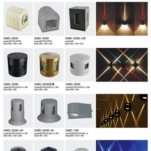 Lampe murale extérieure LED étanche en forme de cylindre 110-240V avec diffuseur en polycarbonate pour éclairage extérieur - Product Image 2