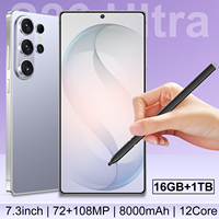 Teléfono Inteligente S26 Ultra 2026, Pantalla Completa de Alta Definición, Lápiz Integrado, 108MP, Teléfono Económico